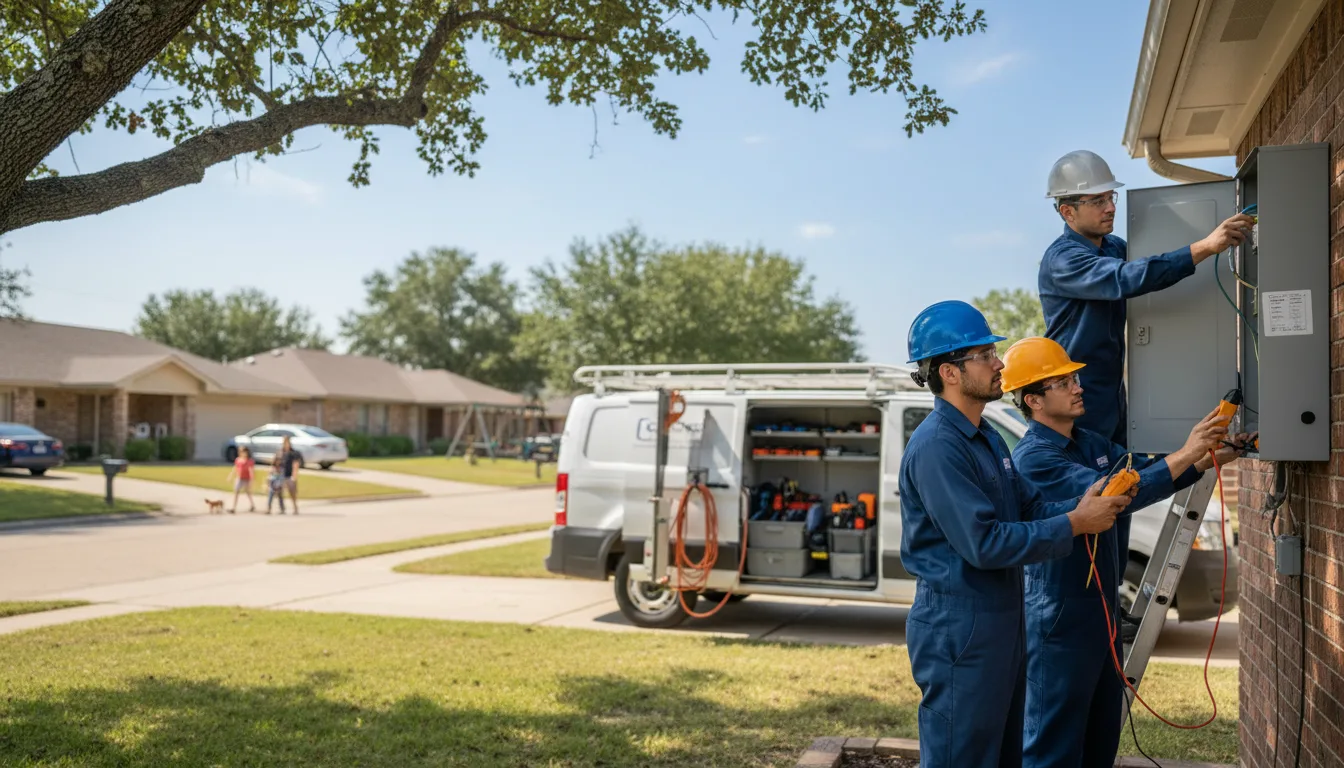 Certified electrician providing emergency electrical services in South West City, MO